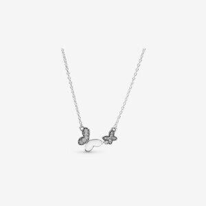 Pandora Fluttering Butterflies Necklace